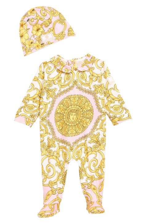 versace baby onsie|Designer Newborn & Baby Clothes 0.